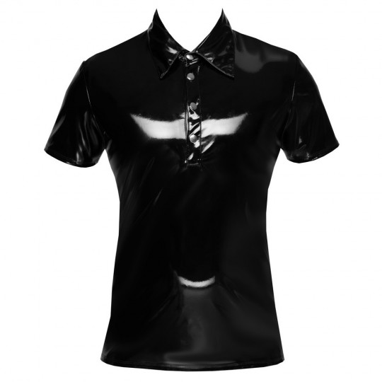 VINYL POLO SHIRT