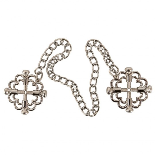 УКРАШЕНИЕ ДЛЯ СОСКОВ С МЕТАЛЛИЧЕСКОЙ ЦЕПОЧКОЙ