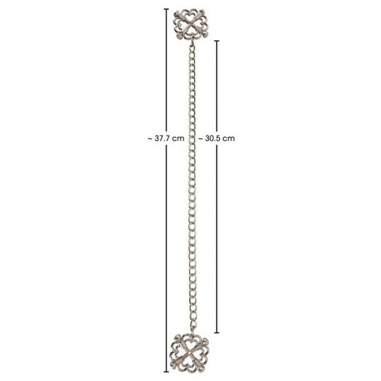 УКРАШЕНИЕ ДЛЯ СОСКОВ С МЕТАЛЛИЧЕСКОЙ ЦЕПОЧКОЙ