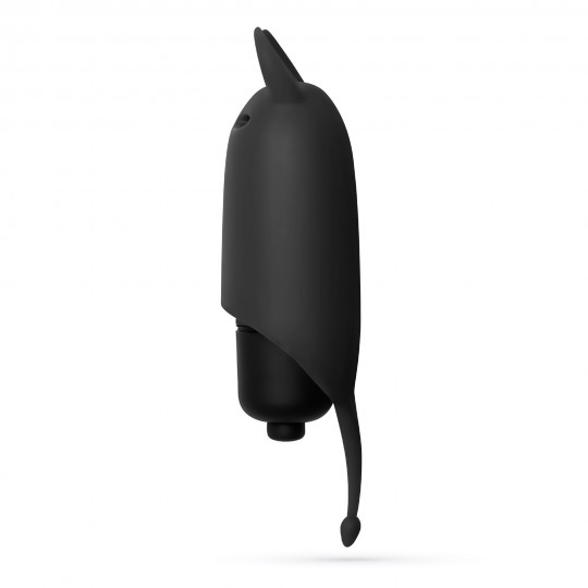 O-PET DIABLE AVEC VIBROMASSEUR BULLET À 10 VIBRATIONS NOIR CRUSHIOUS