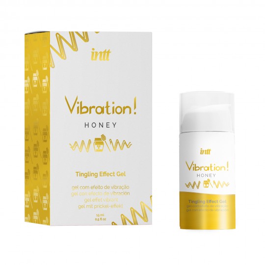 GEL CON VIBRACIÓN VIBRATION MIEL INTT 15ML