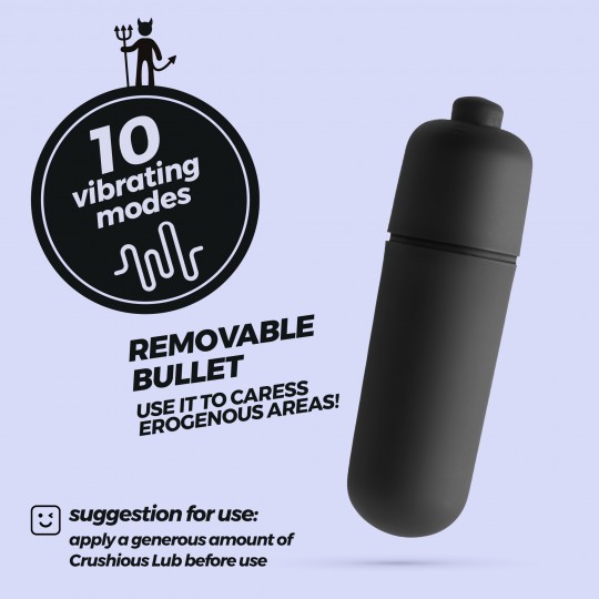 O-PET DAUPHIN AVEC VIBROMASSEUR BULLET À 10 VIBRATIONS BLEU
