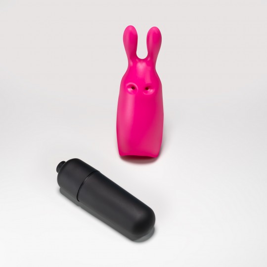 O-PET COELHO COM BALA DE 10 VIBRAÇÕES ROSA CRUSHIOUS