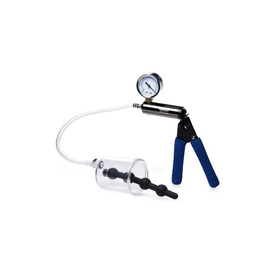 ЦИЛИНДР ROSEBUD - АНАЛЬНАЯ ПОМПА С СИЛИКОНОВЫМИ АНАЛЬНЫМИ БУСИНАМИ