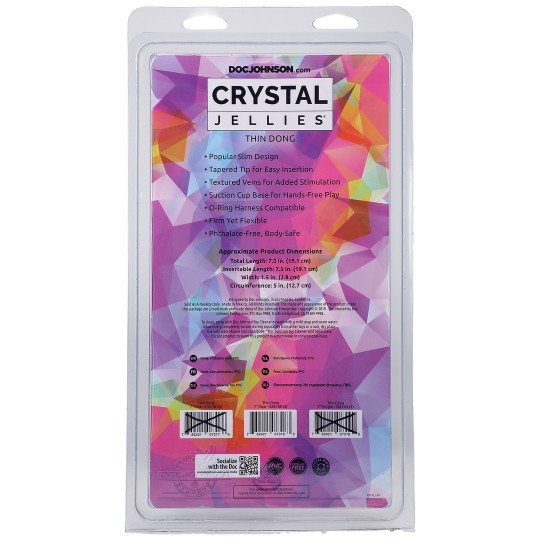 ТОНКИЙ ДОНГ - ТОНКИЙ ФАЛЛОИМИТАТОР - 7 / 18 СМ