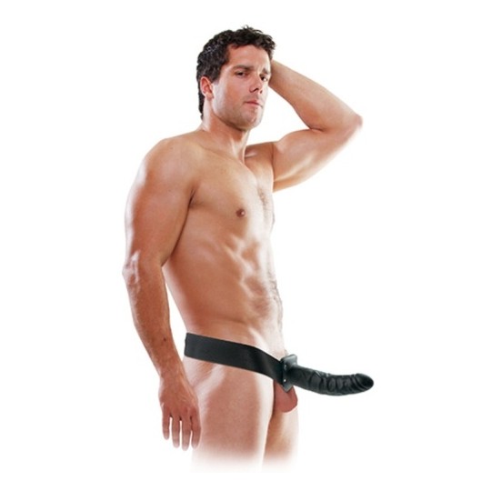 STRAP-ON HUECO 8'' HOLLOW FETISH FANTASY SERIES BLACK