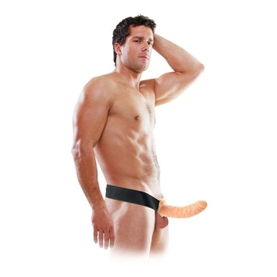 STRAP-ON OCO 8&#039;&#039; HOLLOW FETISH FANTASY SERIES BRANCO