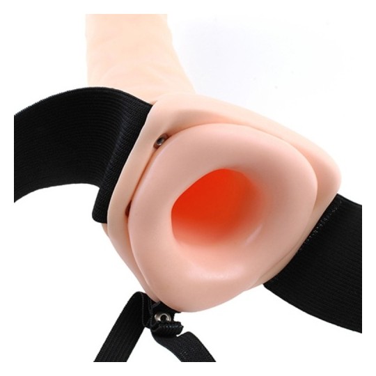 STRAP-ON OCO 8&#039;&#039; HOLLOW FETISH FANTASY SERIES BRANCO
