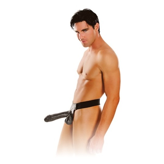 STRAP-ON HUECO 10&#039;&#039; BIG DADDY HOLLOW FETISH FANTASY SERIES BLACK