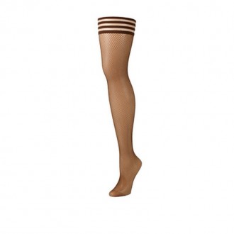 KIX'IES ANDIE STOCKINGS CHOCOLATE NUDE