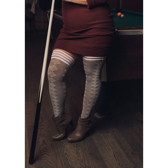 MEDIAS DE LIGUEROS PAR 4 CINZA KIX'IES