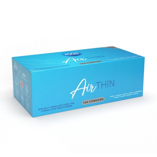 EXS AIR THIN - CONDOMS - 144 PIECES