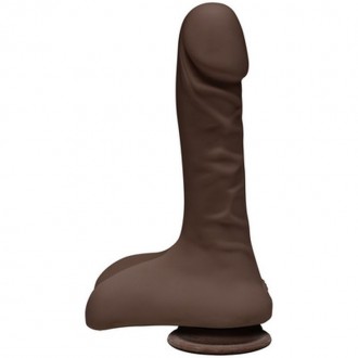SUPER D - REALISTIC ULTRASKYN DILDO WITH BALLS - 9 / 22 CM