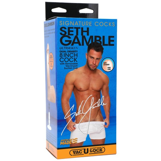 SETH GAMBLE - REALISTIC ULTRASKYN DILDO - 8 / 20 CM