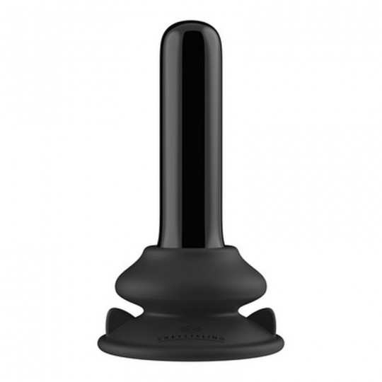 THUMBY - ГЛАДКИЙ СТЕКЛЯННЫЙ ВИБРАТОР С ПРИСОСКОЙ