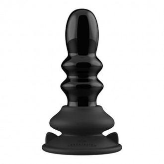 RIBBLY - GLASS RIBBLE VIBRATOR WITH SUCTION CUP