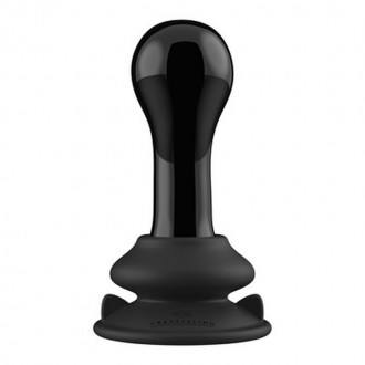 GLOBY - GLASS VIBRATOR WITH SUCTION CUP