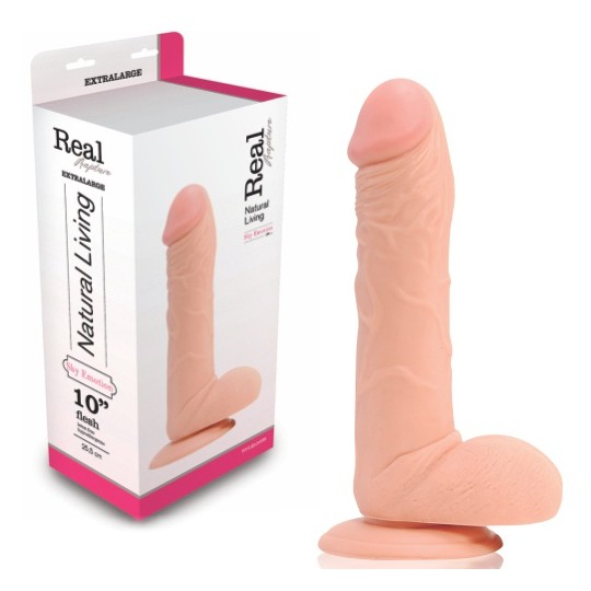 DILDO REALÍSTICO REAL RAPTURE SKY EMOTION 10&#039;&#039; BRANCO