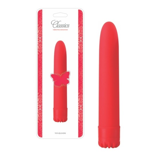 VIBRADOR CLASSICS VERMELHO GRANDE