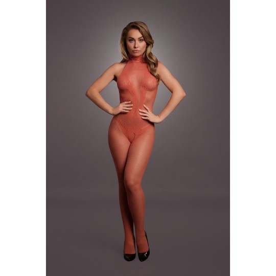 CATSUIT FISHNET AND LACE LE DÉSIR