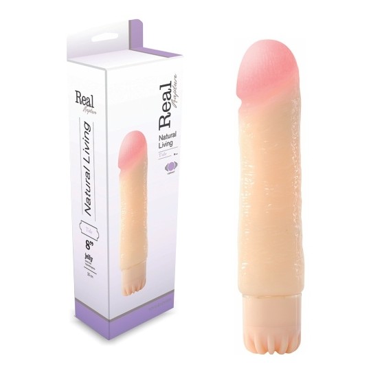 VIBRADOR JELLY REAL RAPTURE TIDE 8&#039;&#039;