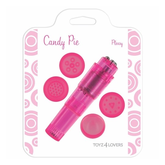 VIBRADOR CANDY PIE PLEASY ROSA