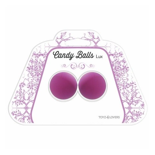 BOLAS VAGINALES CANDY BALLS LUX MORADAS