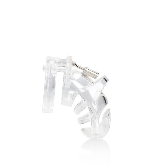 MODEL 25 - CHASTITY CAGE - 3.5\'\' / 9 CM - TRANSPARENT