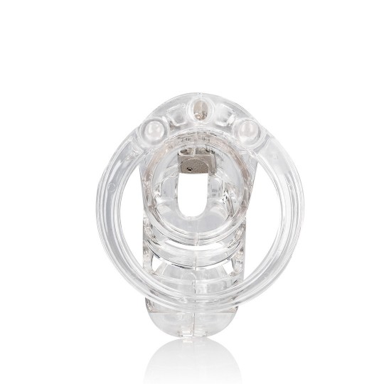 MODEL 25 - CHASTITY CAGE - 3.5' / 9 CM - TRANSPARENT