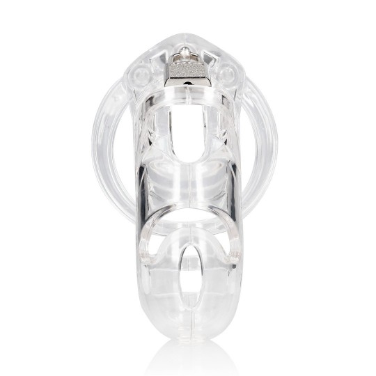 MODEL 26 - CHASTITY CAGE - 4.5'' / 11,5 CM - TRANSPARENT