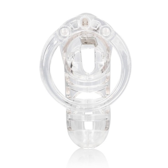 MODEL 26 - CHASTITY CAGE - 4.5\'\' / 11,5 CM - TRANSPARENT
