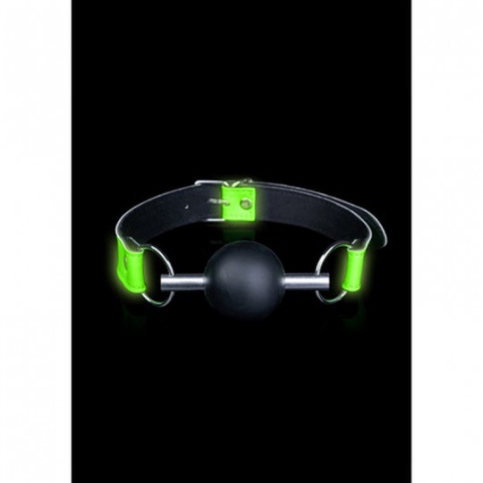 SOLID BALL GAG - GLOW IN THE DARK