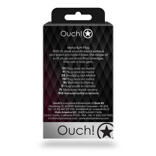 ЗАТЫЧКА ДЛЯ ПОПЫ HEART GEM - МАЛЕНЬКАЯ