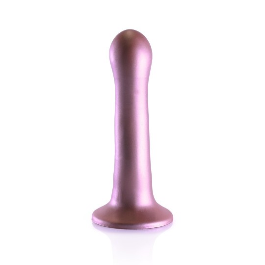 ULTRA SOFT SILICONE CURVY G-SPOT DILDO - 7' / 17 CM