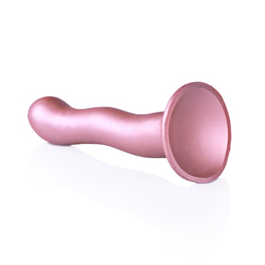 ULTRA SOFT SILICONE CURVY G-SPOT DILDO - 7'' / 17 CM
