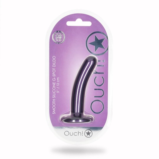 SMOOTH SILICONE G-SPOT DILDO - 5\'\' / 12 CM