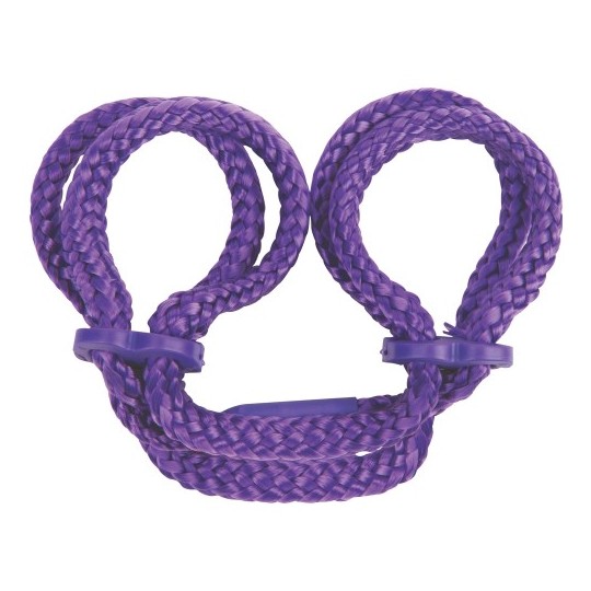 ESPOSAS PARA LOS TOBILLOS JAPANESE SILK LOVE ROPE MORADAS
