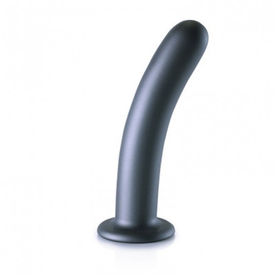 SMOOTH SILICONE G-SPOT DILDO - 7' / 17 CM