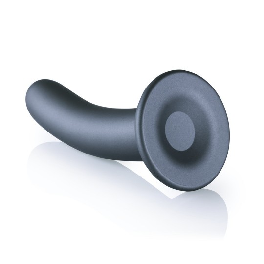 SMOOTH SILICONE G-SPOT DILDO - 7'' / 17 CM