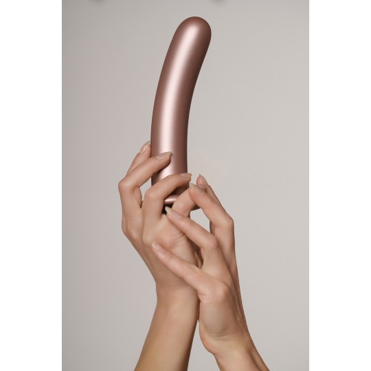 SMOOTH SILICONE G-SPOT DILDO - 7' / 17 CM