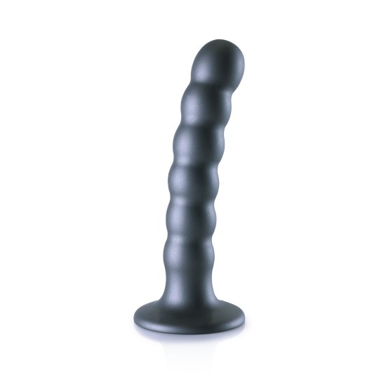 BEADED SILICONE G-SPOT DILDO - 5'' / 13 CM