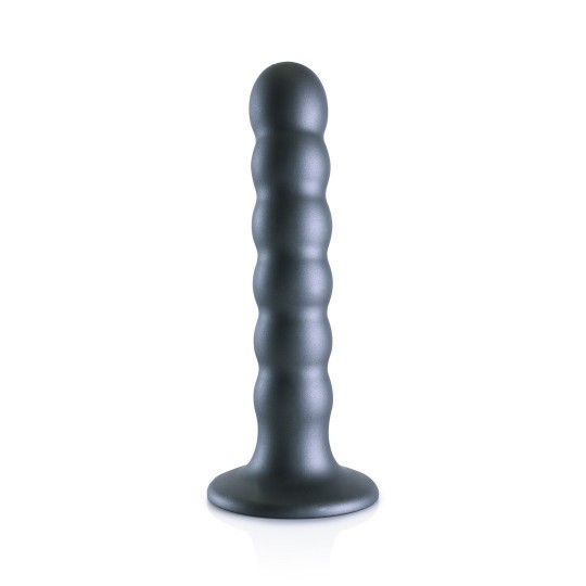 BEADED SILICONE G-SPOT DILDO - 5'' / 13 CM