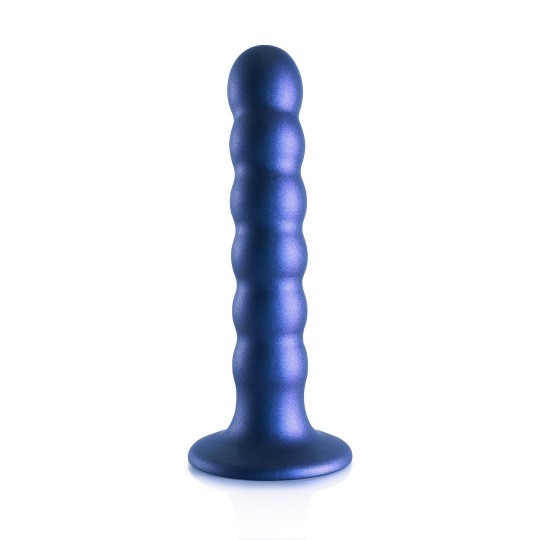 BEADED SILICONE G-SPOT DILDO - 5'' / 13 CM