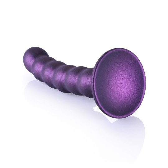 BEADED SILICONE G-SPOT DILDO - 5'' / 13 CM