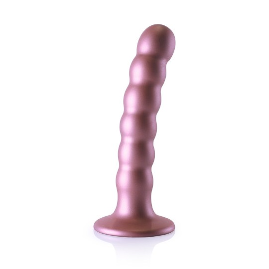 BEADED SILICONE G-SPOT DILDO - 5'' / 13 CM