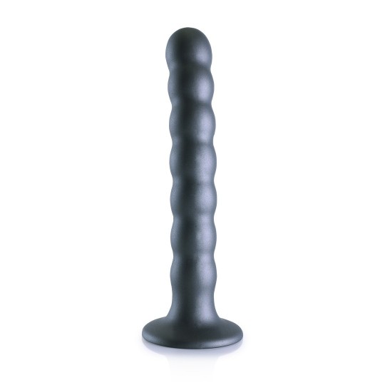 BEADED SILICONE G-SPOT DILDO - 6,5' / 16,5 CM