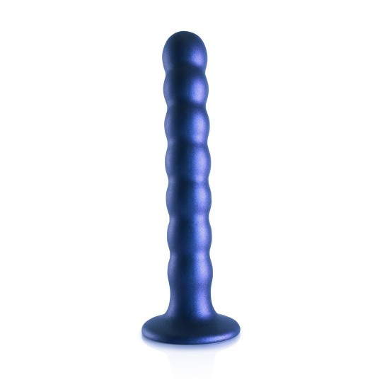 BEADED SILICONE G-SPOT DILDO - 6,5' / 16,5 CM