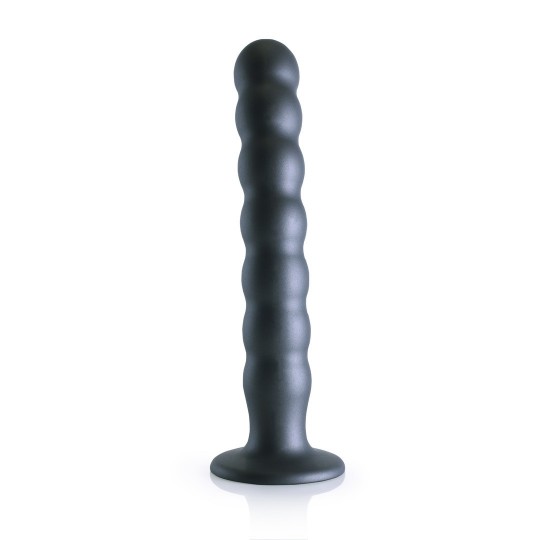 BEADED SILICONE G-SPOT DILDO - 8' / 20,5 CM