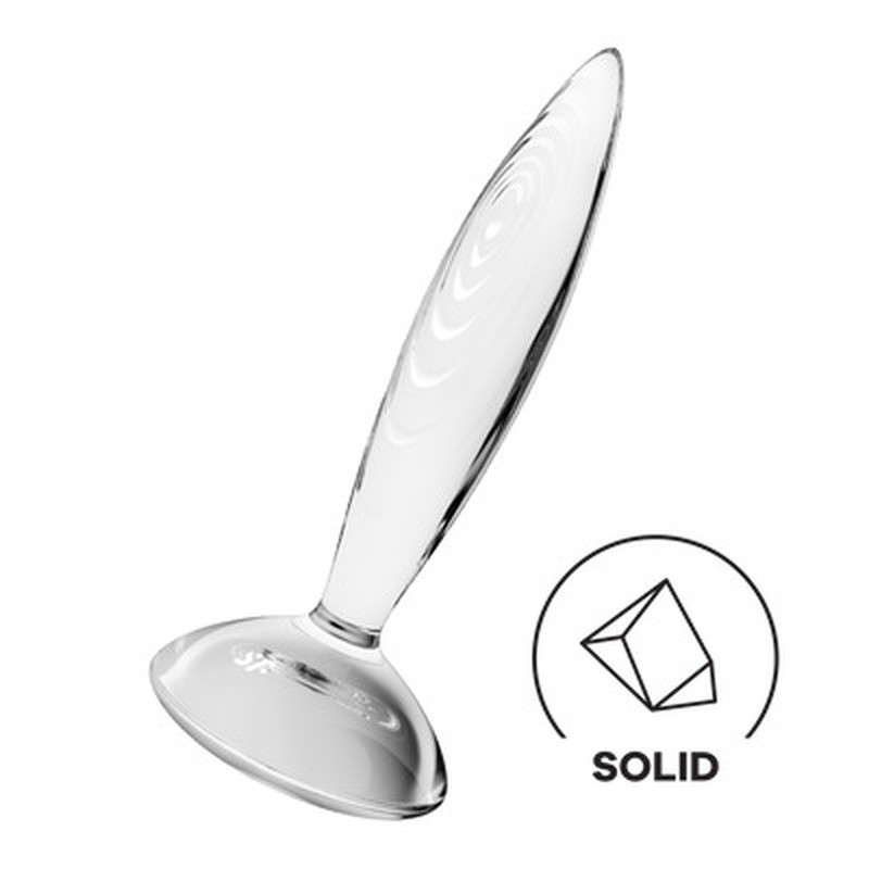 Satisfyer – Sparkling Crystal plug in vetro trasparente Satisfyer – Sparkling Crystal plug in vetro trasparente