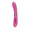 VIBRADOR DOUBLE-SIDED FLAPPING AND G-SPOT EXUBERANT PINK LOVELINE